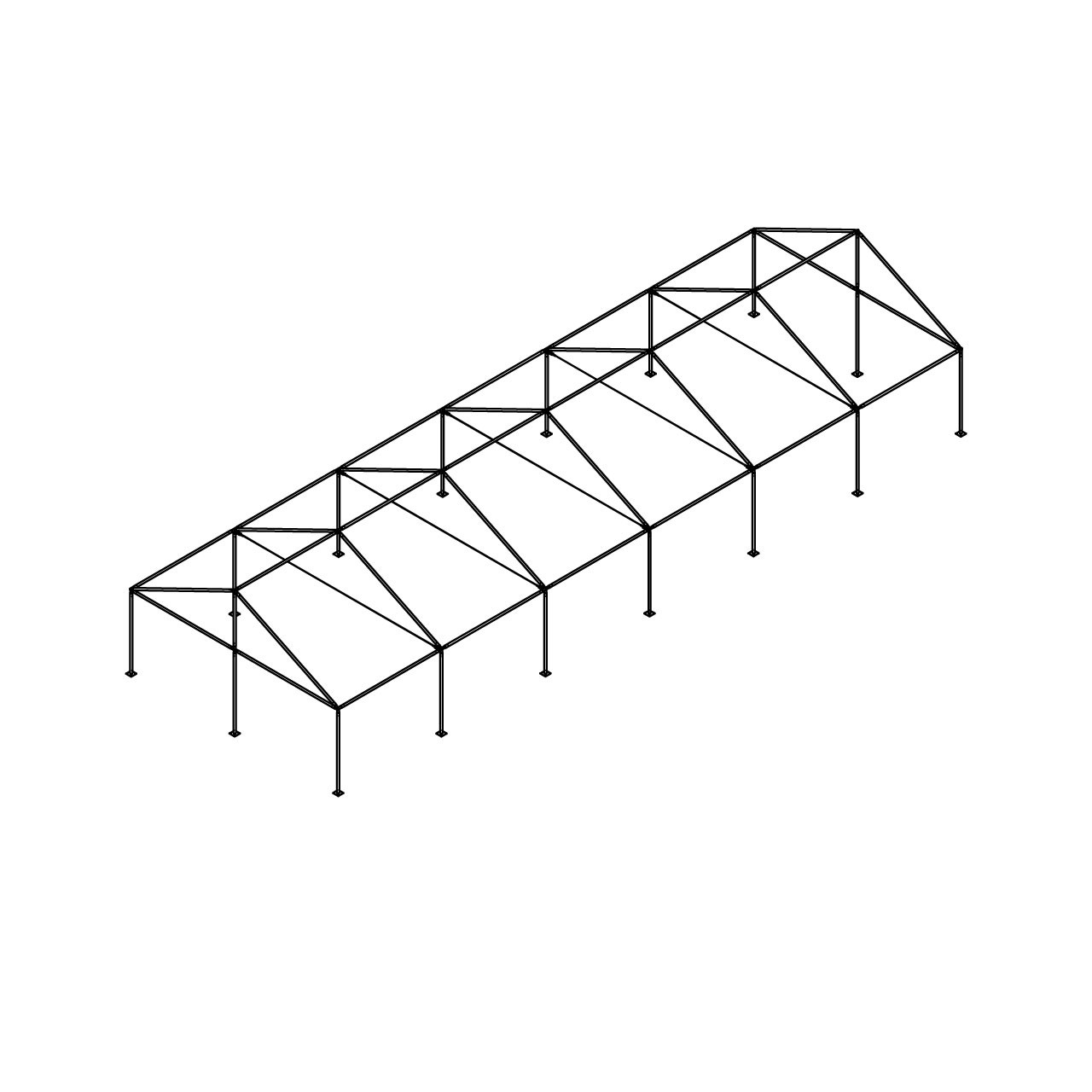 20' x 60' Gable Series Frame