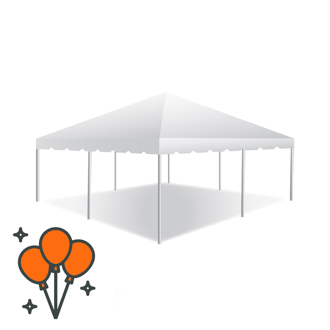 20' x 20' Classic Series Frame Tent Party Package