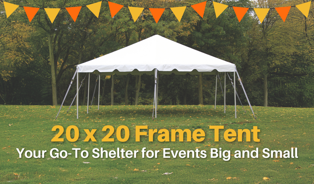20x20 Frame Tent: Your Go-To Shelter for Events Big and Small