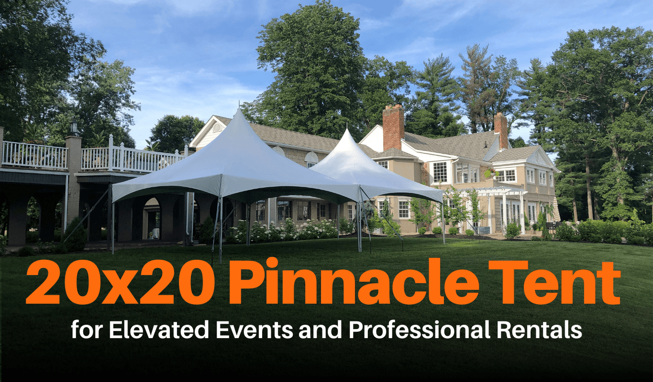 20x20 Pinnacle Tent for Elevated Events and Professional Rentals