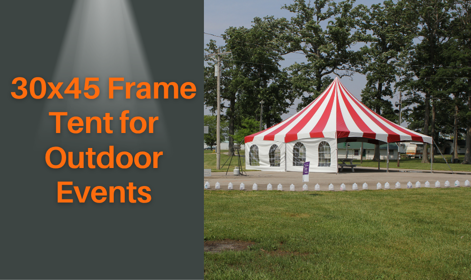 30x45 Frame Tent for Outdoor Events