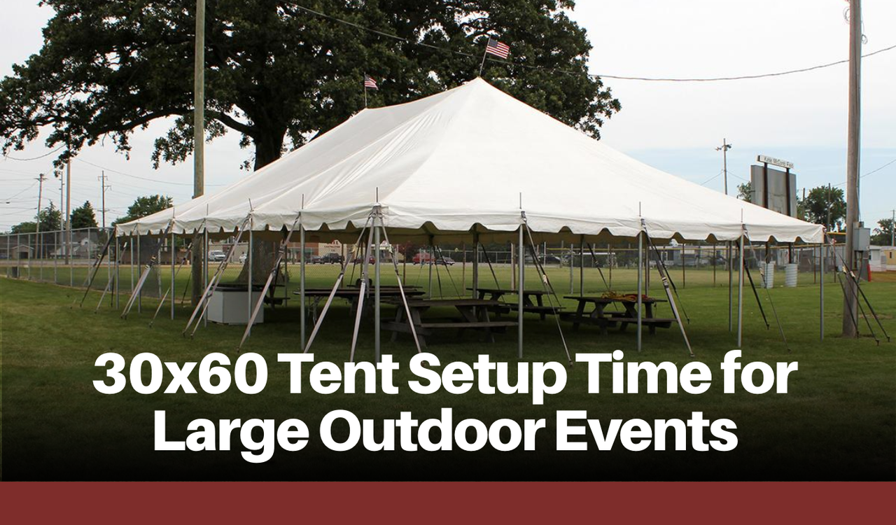 30x60 Tent Setup Time for Large Outdoor Events