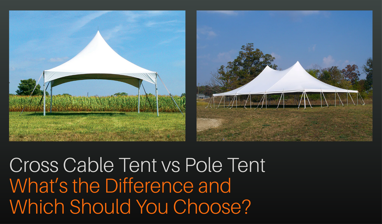Cross Cable Tent vs Pole Tent: What’s the Difference and Which Should You Choose?
