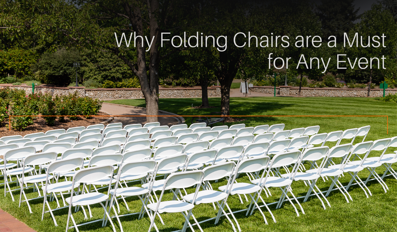 Why Party Folding Chairs Are a Must for Any Event 