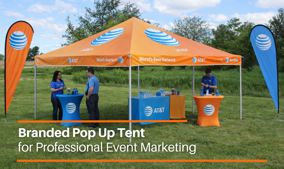 Branded Pop Up Tent for Professional Event Marketing
