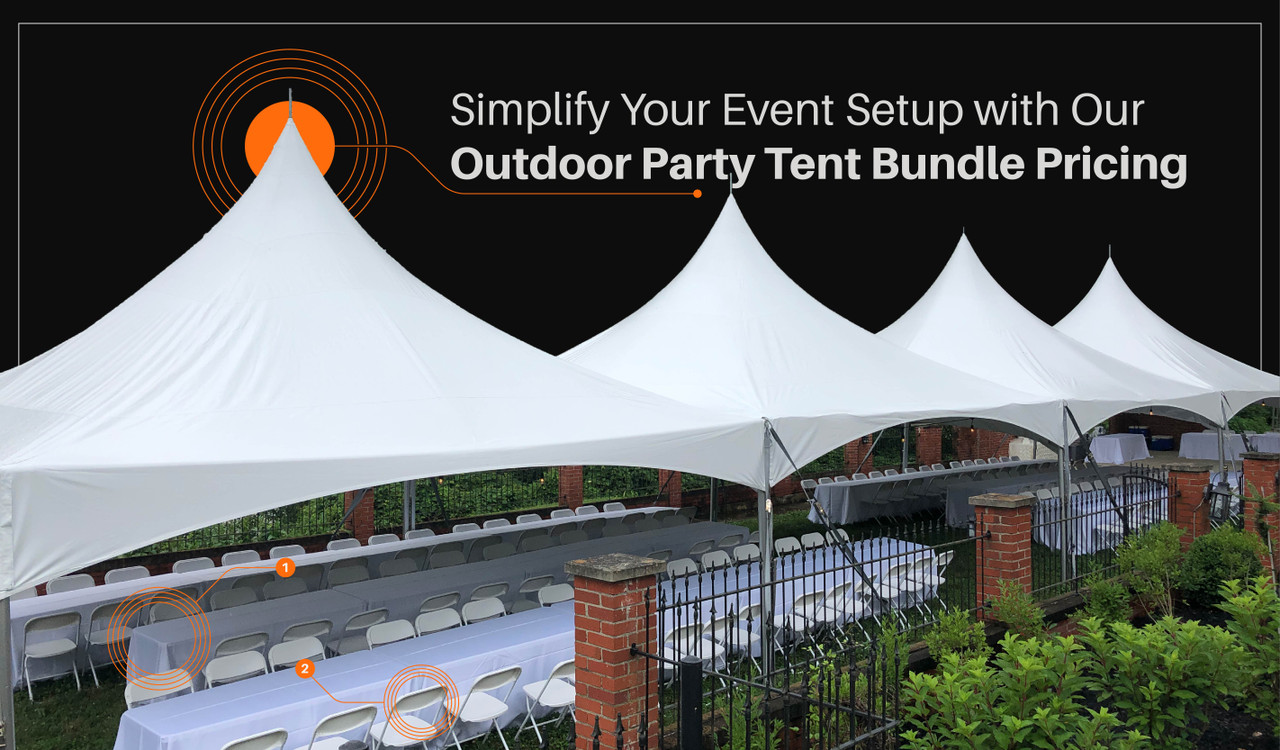  Simplify Your Event Setup with Our Outdoor Party Tent Bundle Pricing