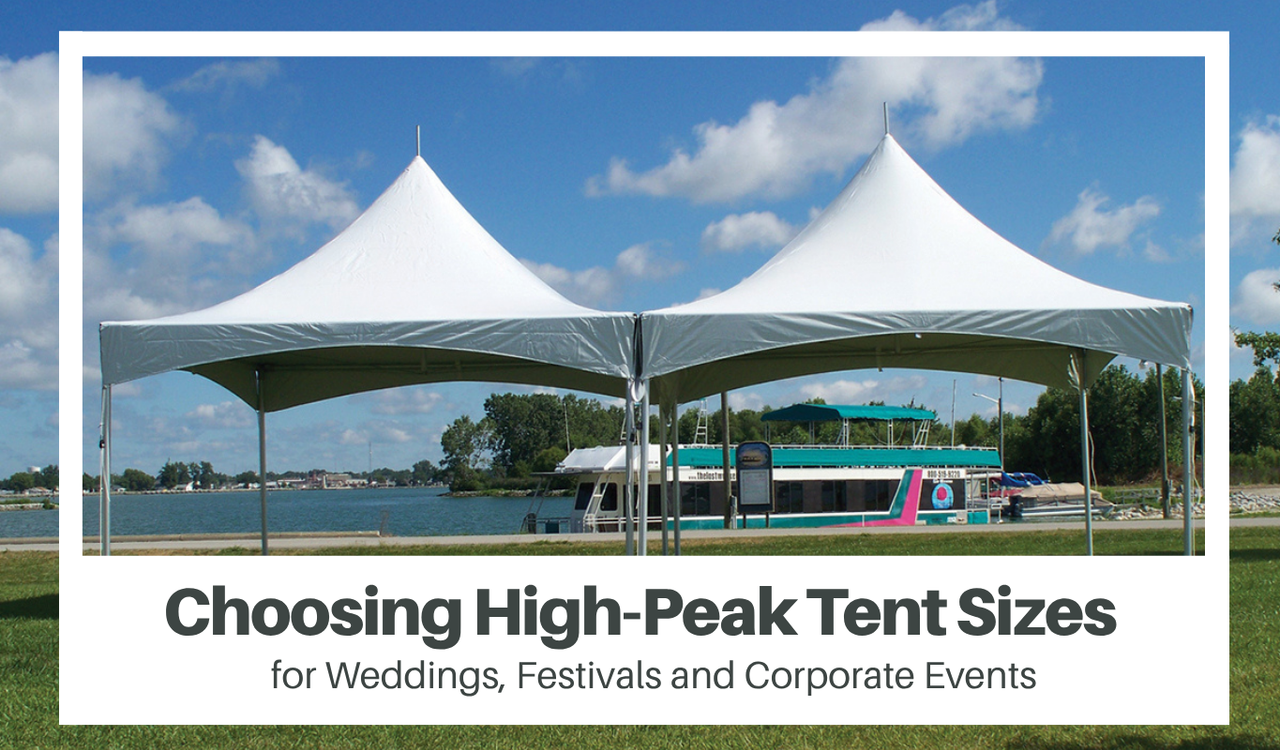 Choosing High-Peak Tent Sizes for Weddings, Festivals and Corporate Events