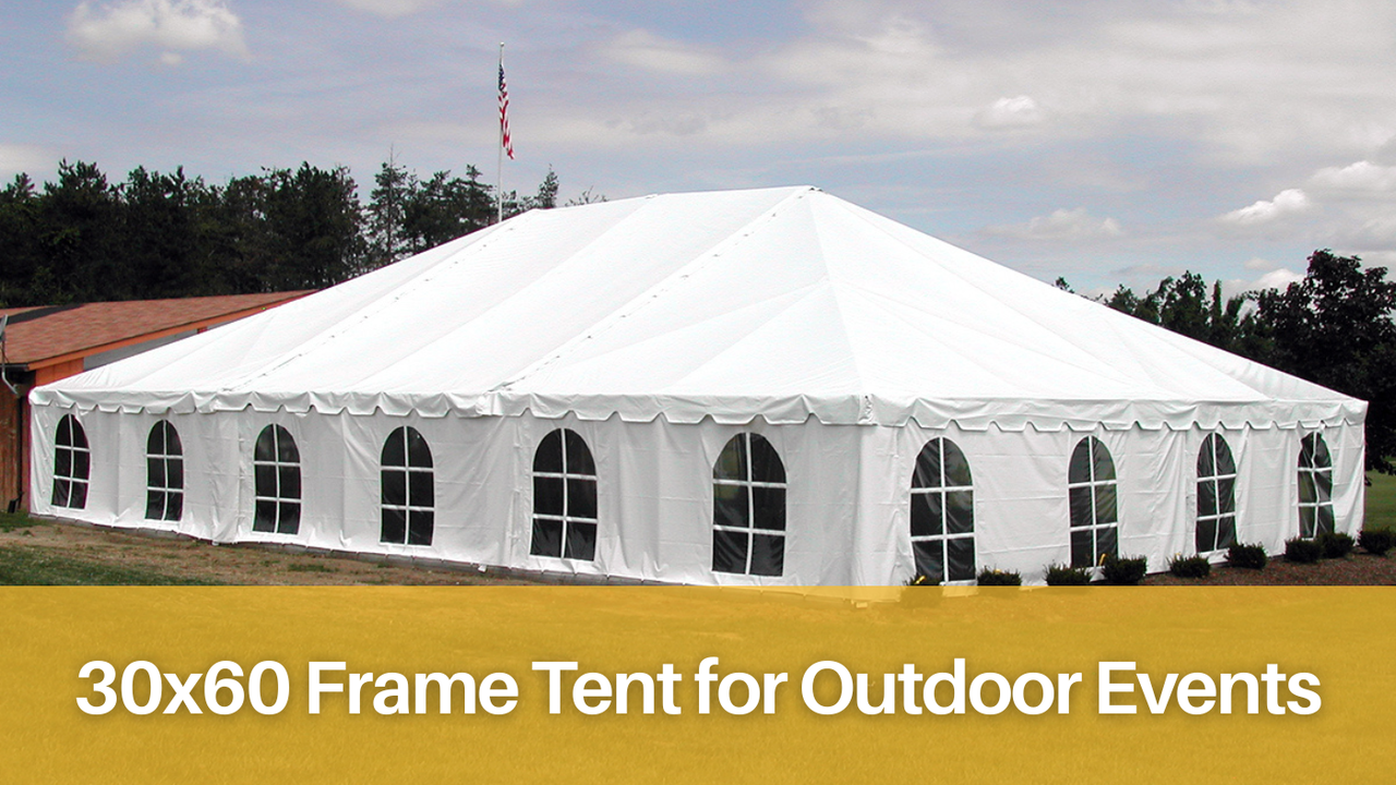 30x60 Frame Tent for Outdoor Events