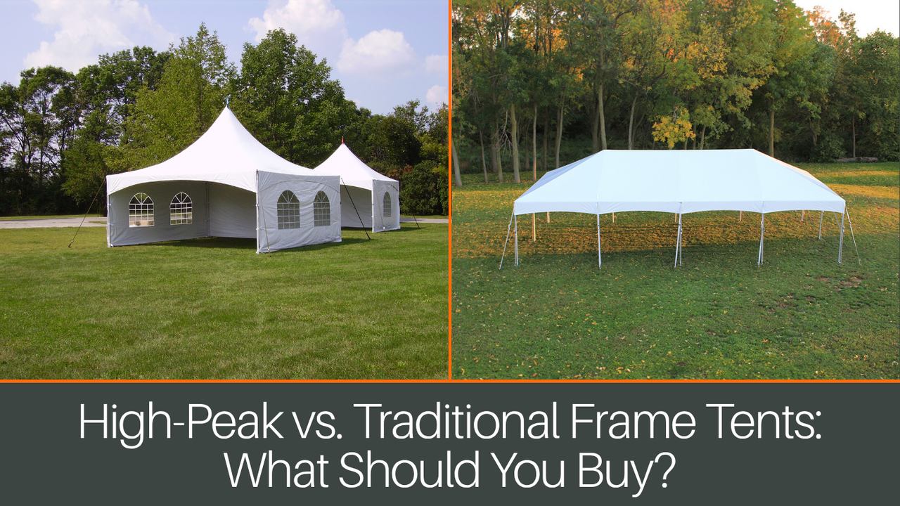 High-Peak vs. Traditional Frame Tents: What Should You Buy?