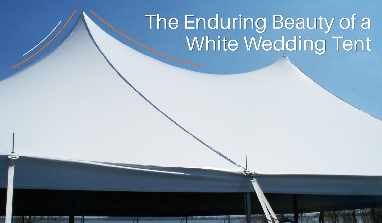 The Enduring Beauty of a White Tent Wedding