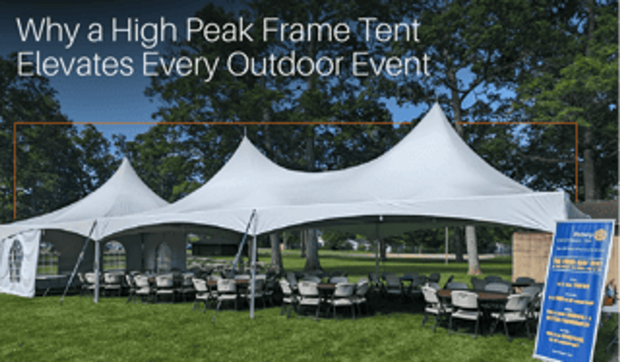 Why a High Peak Frame Tent Elevates Every Outdoor Event 