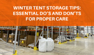 Winter Tent Storage Tips: Essential Do's and Don'ts  for Proper Care