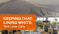 Keeping that Lining White: Tent Liner Care 