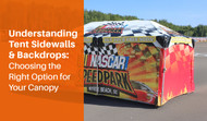 Understanding Tent Sidewalls and Backdrops: Choosing the Right Option for Your Canopy