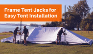 Frame Tent Jacks for Easy Tent Installation