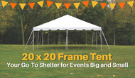 20x20 Frame Tent: Your Go-To Shelter for Events Big and Small