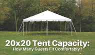 20x20 Tent Capacity: How Many Guests Fit Comfortably?