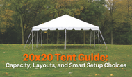 20x20 Tent Guide: Capacity, Layouts, and Smart Setup Choices