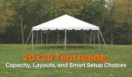 20x20 Tent Guide: Capacity, Layouts, and Smart Setup Choices