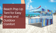 Beach Pop Up Tent for Easy Shade and Outdoor Comfort