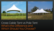 Cross Cable Tent vs Pole Tent: What’s the Difference and Which Should You Choose?