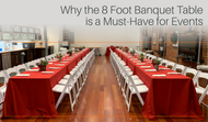Why the 8 Foot Banquet Table Is a Must-Have for Events