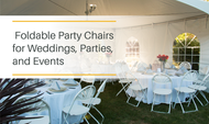 Foldable Party Chairs for Weddings, Parties, and Events