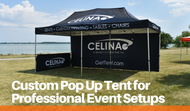 Custom Pop Up Tent for Professional Event Setups