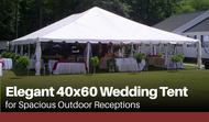 Elegant 40x60 Wedding Tent for Spacious Outdoor Receptions