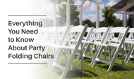 Everything You Need to Know About Party Folding Chairs
