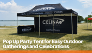 Pop Up Party Tent for Easy Outdoor Gatherings and Celebrations