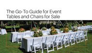 The Go-To Guide for Event Tables and Chairs for Sale