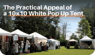  The Practical Appeal of a White Pop Up Tent 10x10