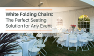 White Folding Chairs: The Perfect Seating Solution for Any Event