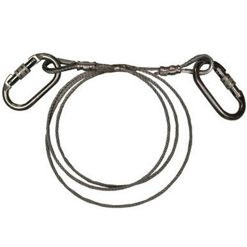 3/16" x 8' Frame Tent Cable w/ Carabiners 3/16" x 8' Frame Tent Cable w/ Carabiners