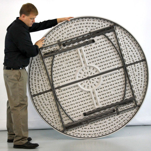 63" Round Resin Table