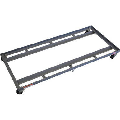 Chair Pallet Steel w/ Casters, sturdy steel rolling chair base with casters for easy mobility