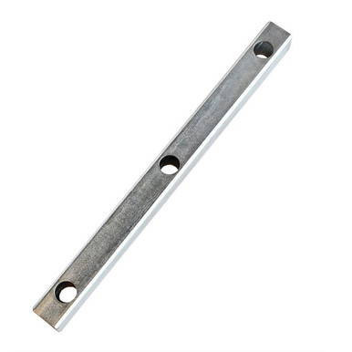 24-inch Stake Bar, metal stake bar with three evenly spaced holes for fencing installation or marking.