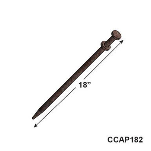 18" x 5/8" Double Head Stake