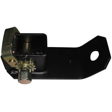 2-inch Box Ratchet with Foot Plate, black metal ratchet mechanism with foot plate for secure handling and adjustment.
