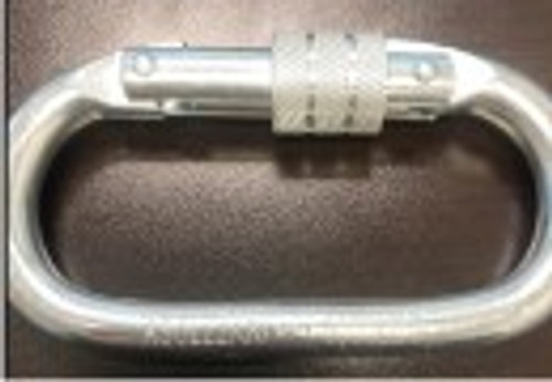 Oval Carabiner - EN326 Steel, Galvanized-product-main_image -product-main_image