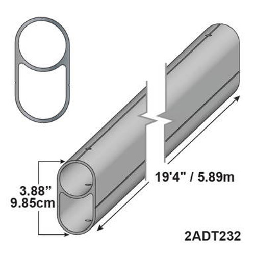 19'4" - Aluminum Double Tube 19'4" - Aluminum Double Tube