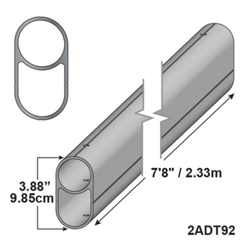 7'8" - Aluminum Double Tube 7'8" - Aluminum Double Tube