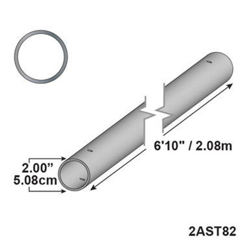 6'10" - Aluminum Single Tubing 6'10" - Aluminum Single Tubing