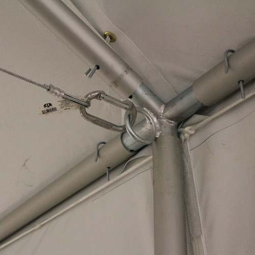 3/16'' x 15' Frame Tent Cable
