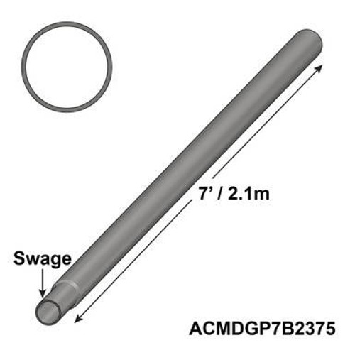 7' Galvanized Pole Bottom 7' Galvanized Pole Bottom