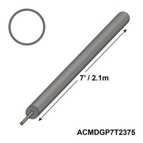7' Galvanized Pole Top w/Pin-product-main_image -product-main_image