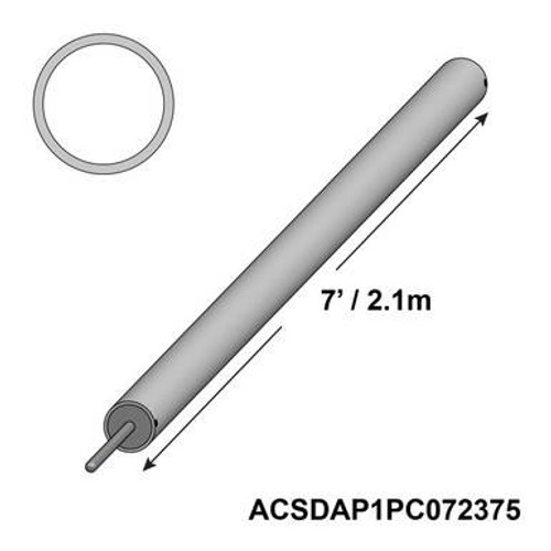 7' Aluminum Side Pole-product-main_image -product-main_image