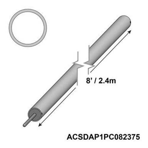 8' Aluminum Side Pole 8' Aluminum Side Pole