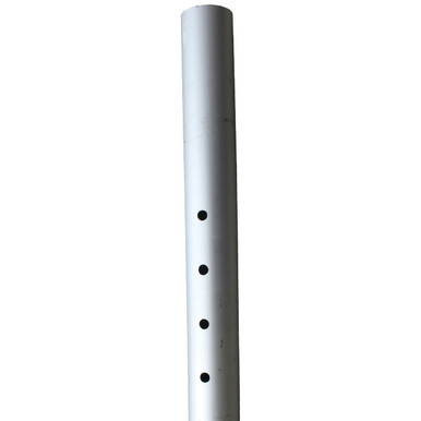 20' Pinnacle Mast Top, a tall, silver-colored metallic mast with multiple holes for mounting accessories.